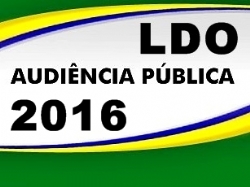 AUDIÊNCIA PÚBLICA 001/2016 - LDO 2016