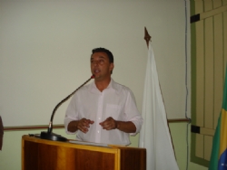 O Representante do Deputado Estadual Fabiano Tolentino, Giancarllo Carneiro