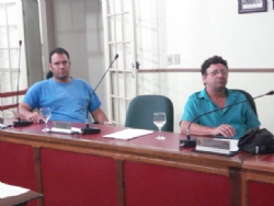 Imagem Vereadores Xandy Gondim e Antonio do Balbino do álbum Fotos da Reunião Ordinária do Dia 28 de Julho de 2014
