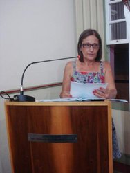 Secretária de Educação, Heliete Morais